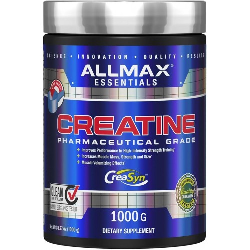 CREATINE MONOHYDRATE (1000 grams) - 200 servings 