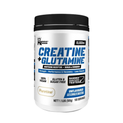 CREATINE + GLUTAMINE (500 grams) - 100 servings