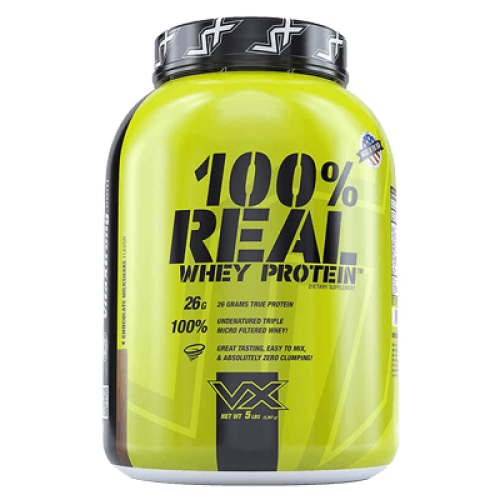 100% REAL WHEY PROTEIN (5 lbs) - 62+ servings